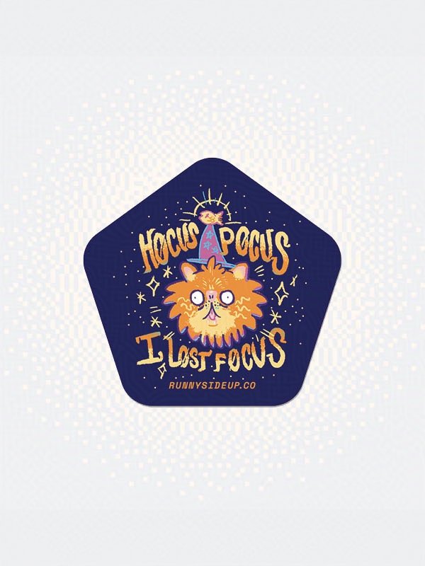 Hocus Pocus, I Lost Focus Sticker product image (1)