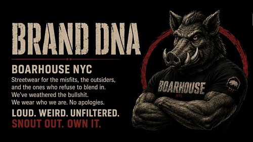 🐗 WE’VE SEEN SOME SHIT. AND WE’RE STILL HERE.

BOARHOUSE NYC isn’t just another streetwear brand.

It’s for the outsiders. Th...