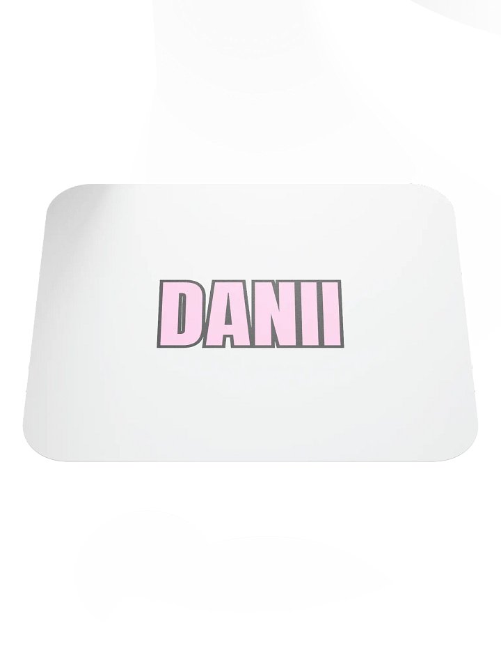 DANII PINK BLACK MOUSE PAD product image (1)