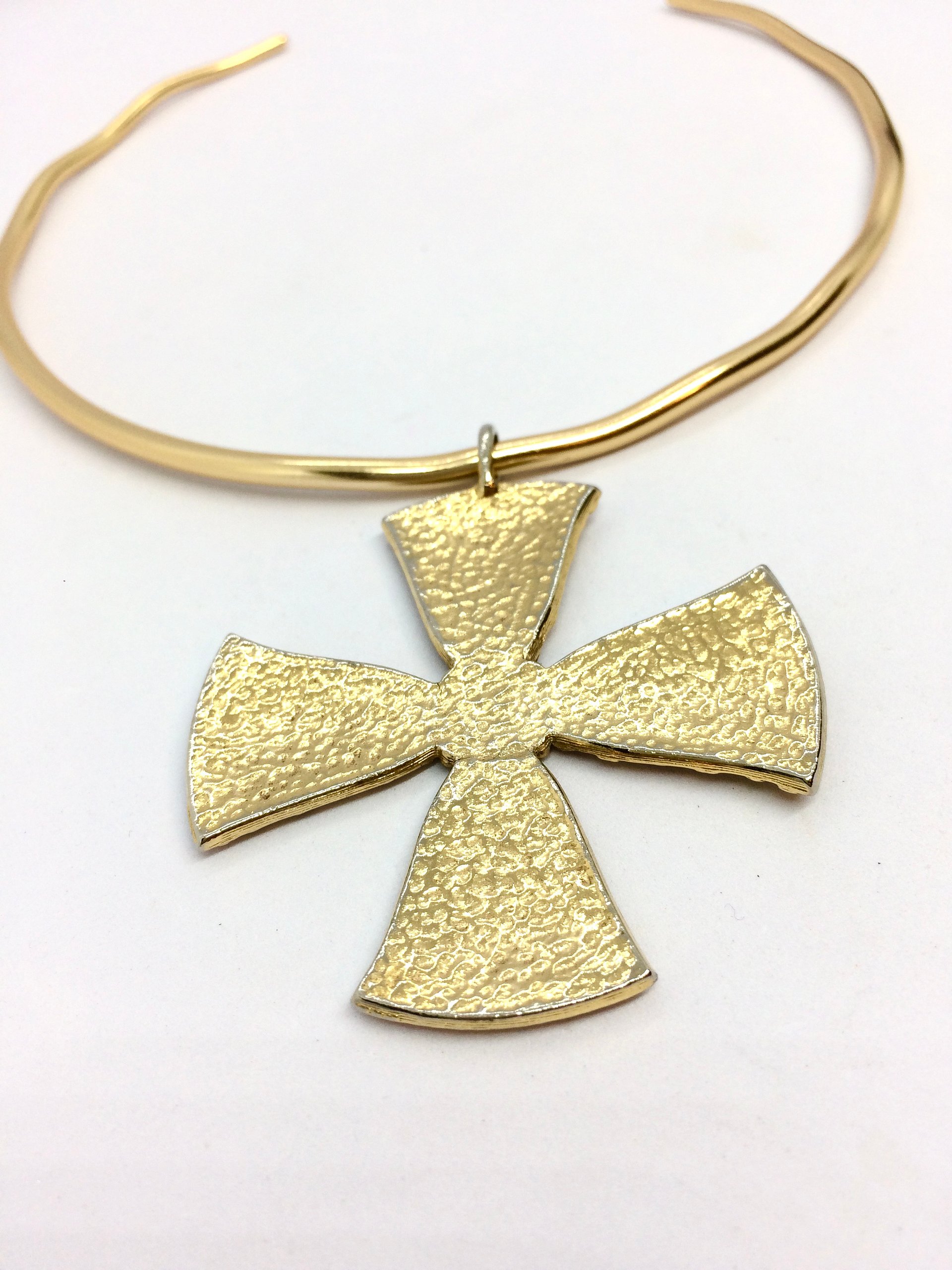 Midnight Cross Torque Necklace product image (7)