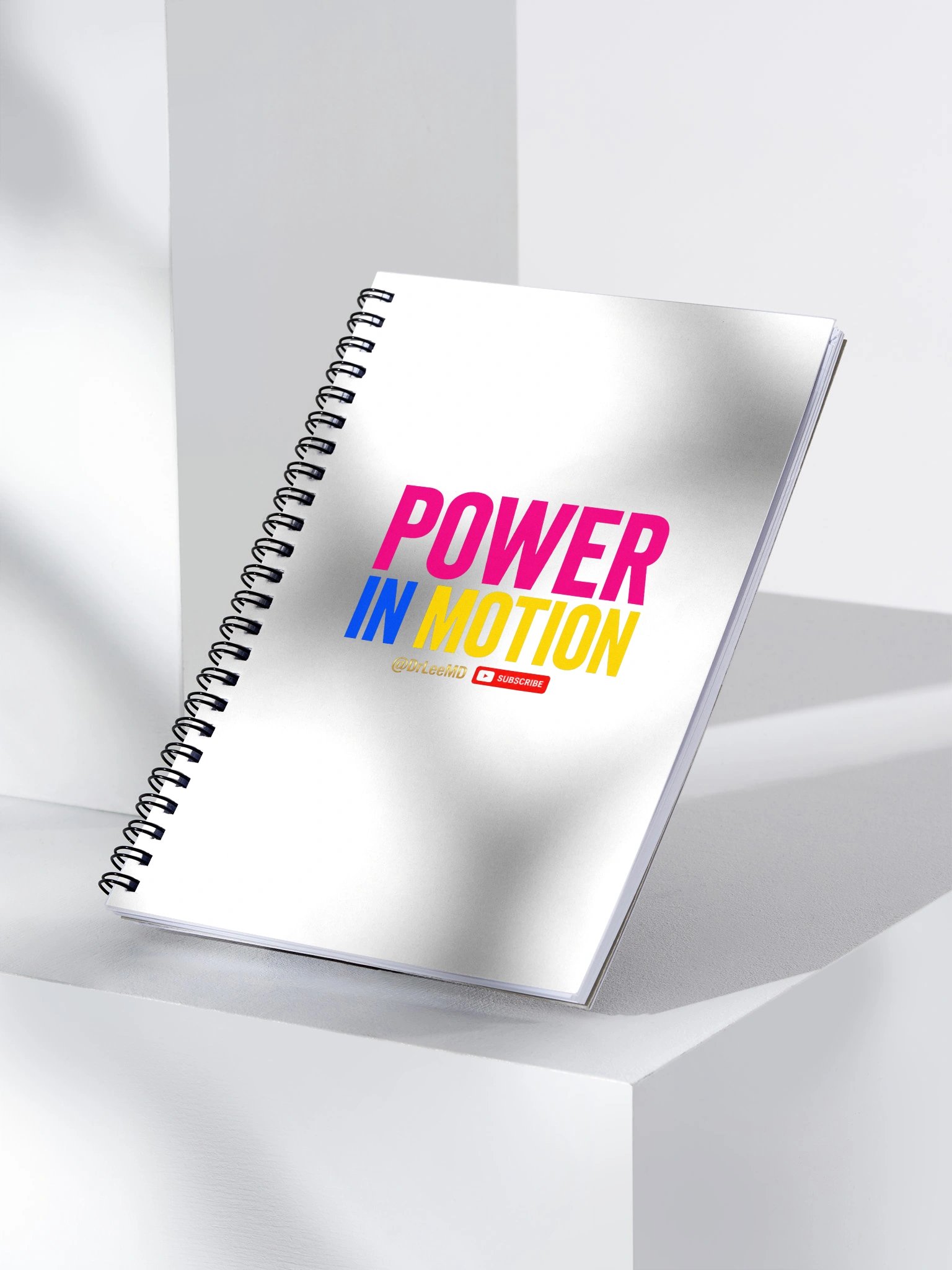 Power in Motion Spiral Notebook product image (3)