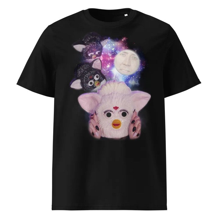 3 Furby's and a NicolasMoon ▪ T-Shirt product image (1)