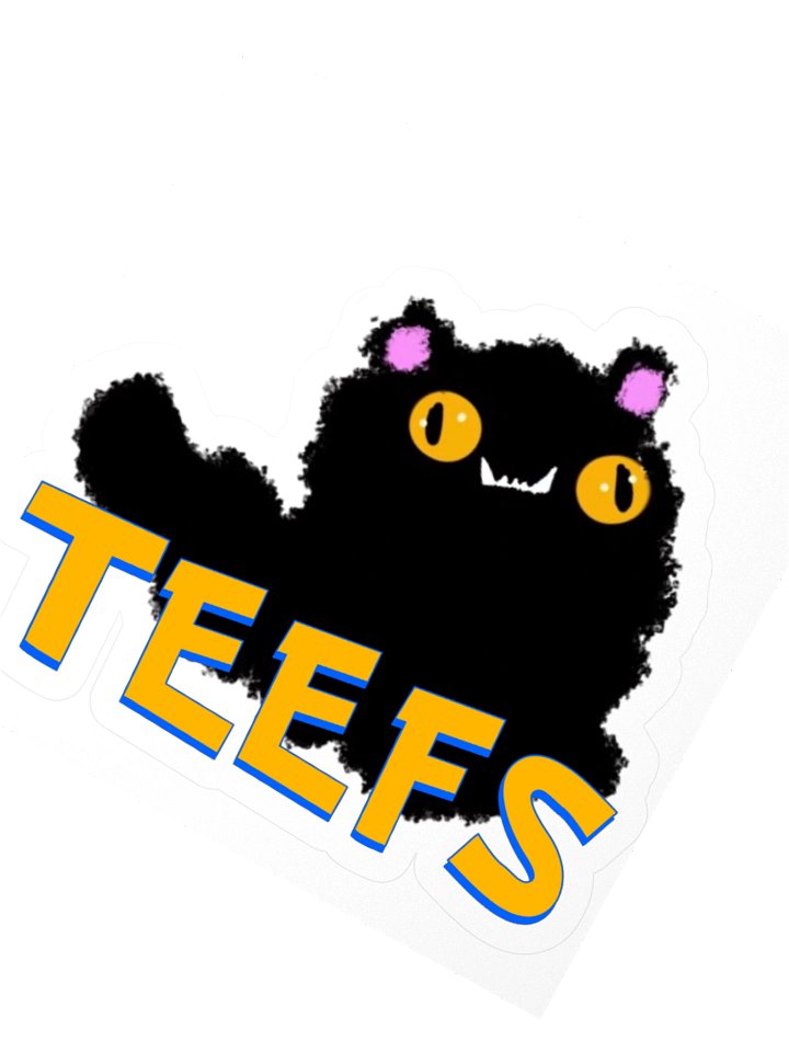 Teefs Kiss Cut Sticker product image (4)
