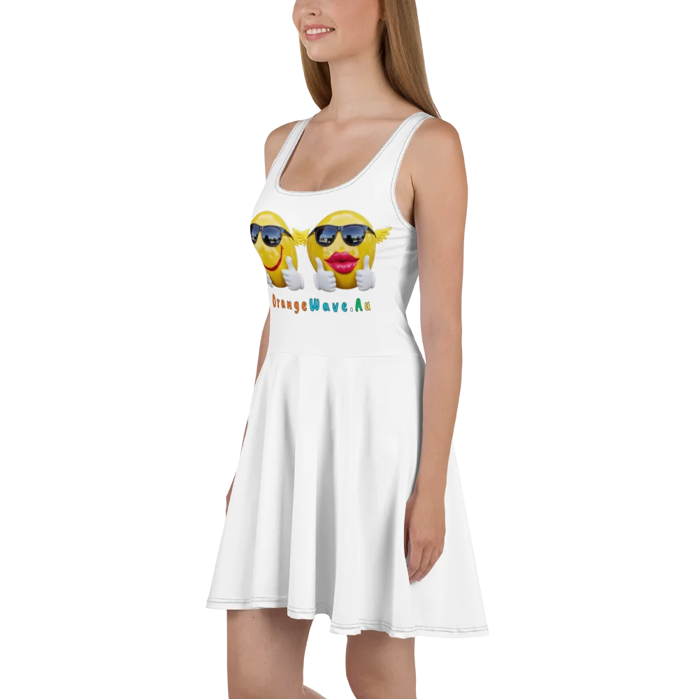 Twin Smiley Sunglasses Skater Dress product image (3)