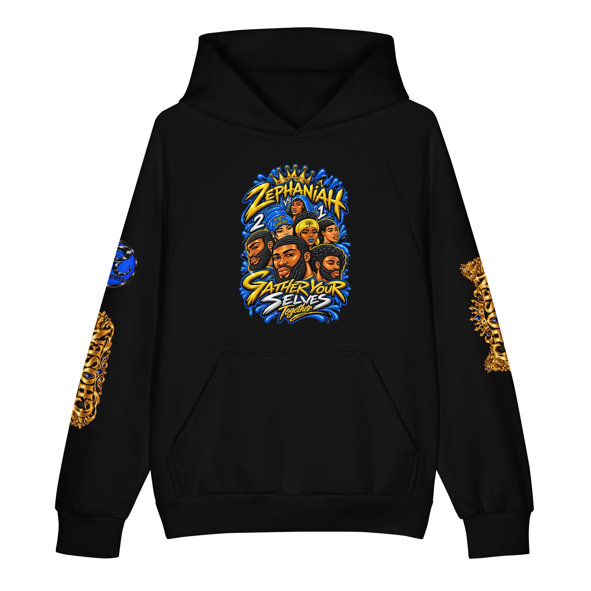 Zephaniah 2 Gather Your Selves Hoodie Blue product image (3)
