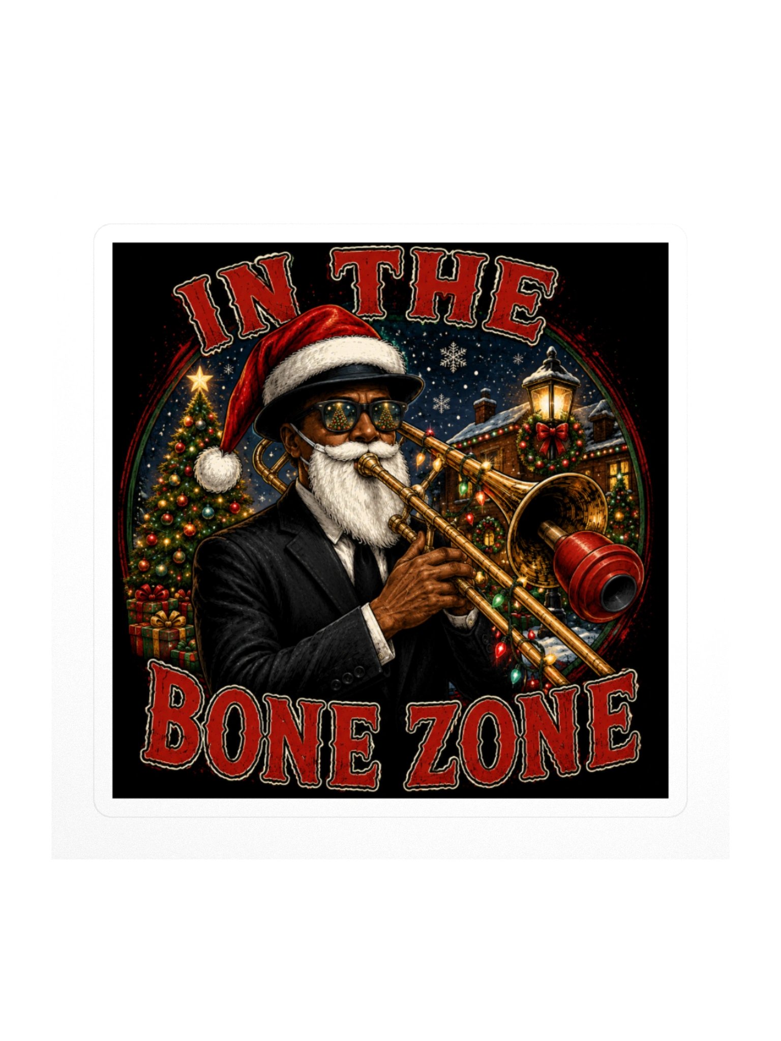 Christmas Sticker In the Bone Zone product image (3)