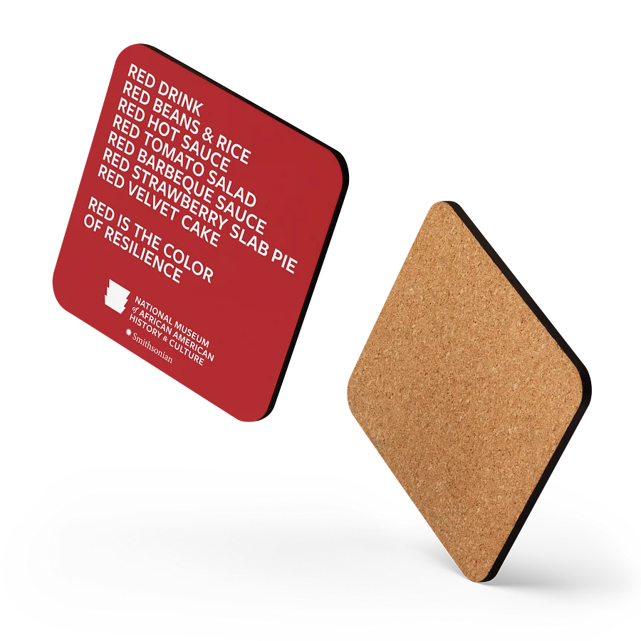“Red is the Color of Resilience” Coaster Image 5