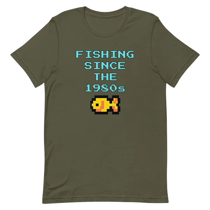 Fishing Since The 1980s T-Shirt (Khaki) product image (2)