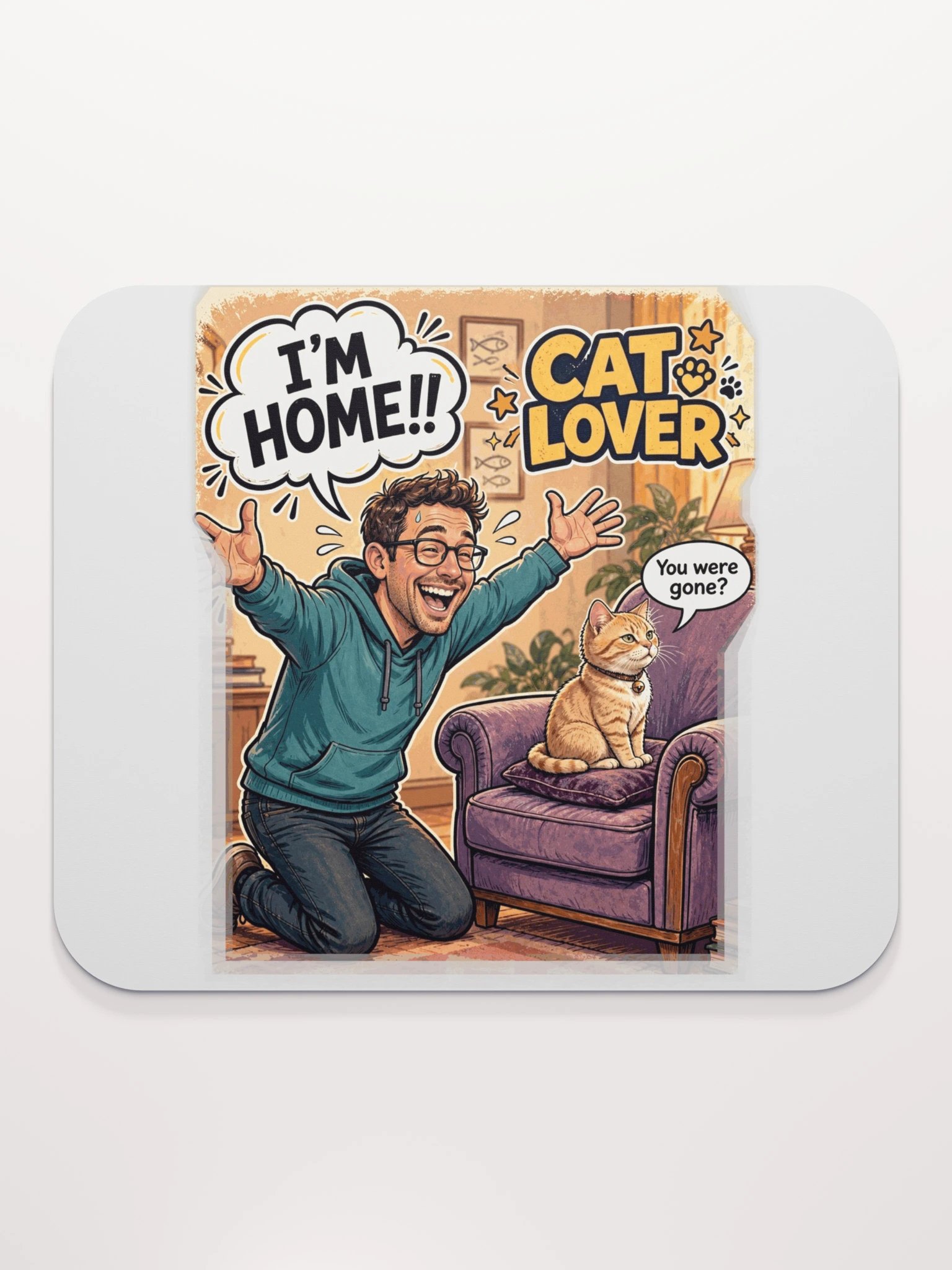 Cat Lover Classic Mouse Pad product image (2)