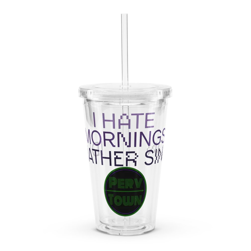 Perv Town Morning Hater Tumbler | EU&US product image (1)