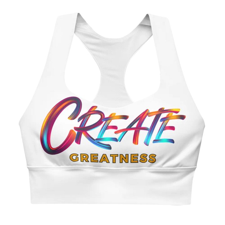 Create Greatness Padded Workout Sports Bra product image (1)