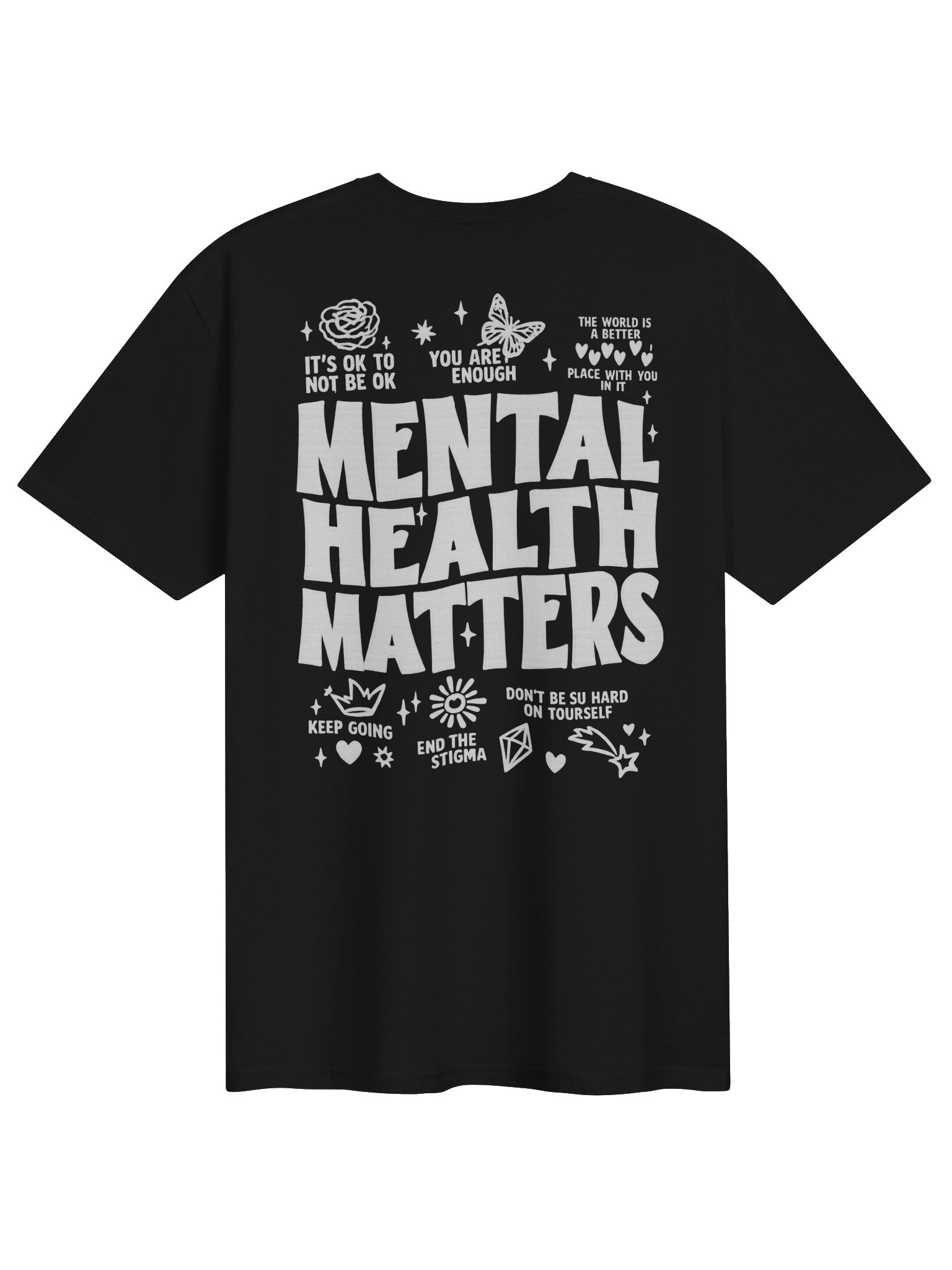 End The Stigma Mental Health Matters T-Shirt | The Rest Club Co. product image (4)