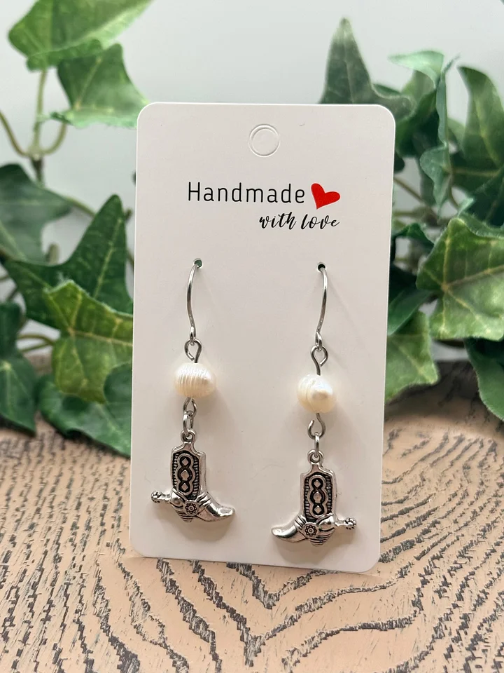 Coastal Cowgirl Boot Earrings product image (2)