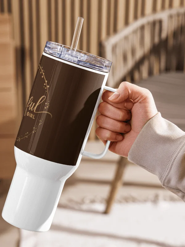 Beautiful Brown Girl Signature Travel Mug product image (1)