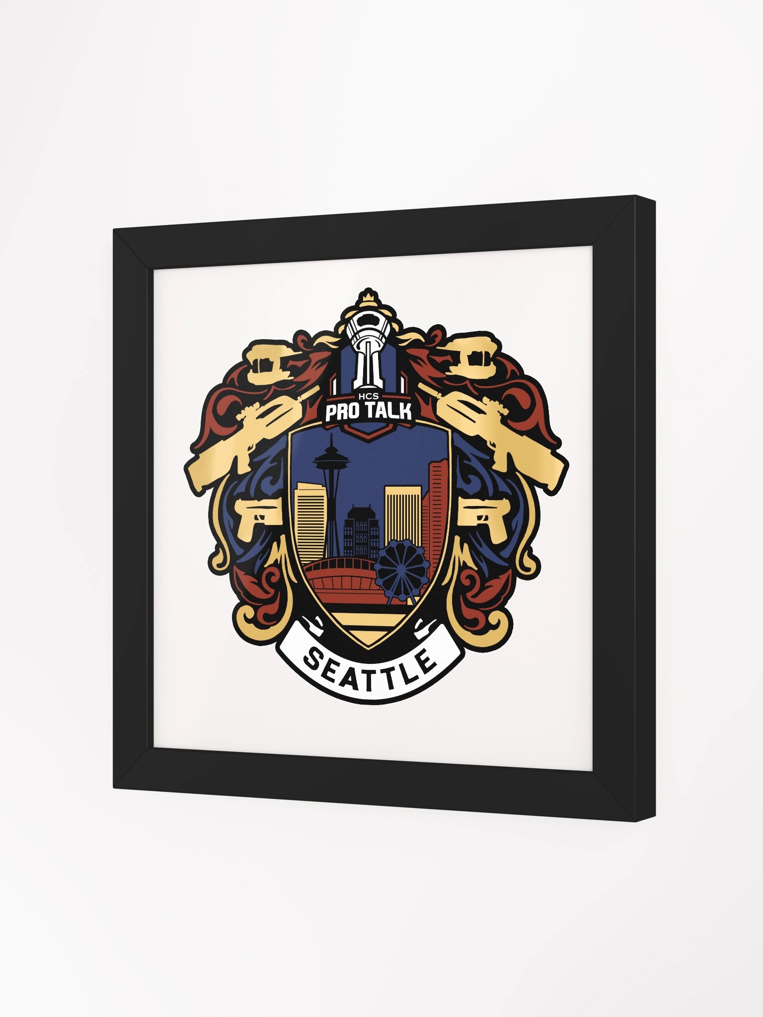 HPT x Seattle Framed Print product image (5)