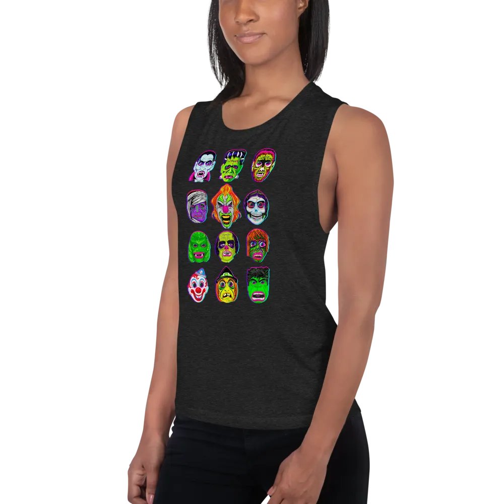 Horror Icons Women's Active Tank Top product image (4)