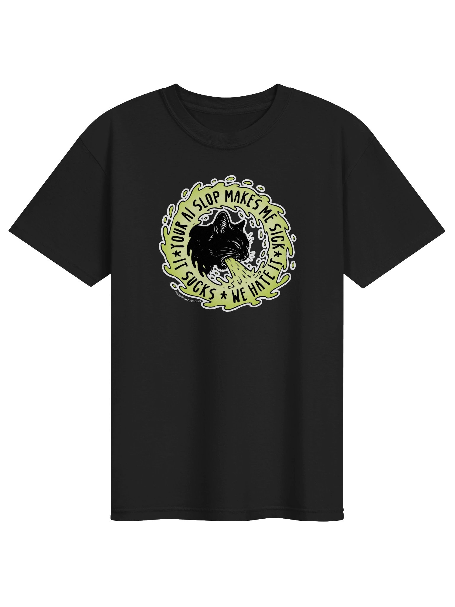AI Slop Tee - DARK product image (4)