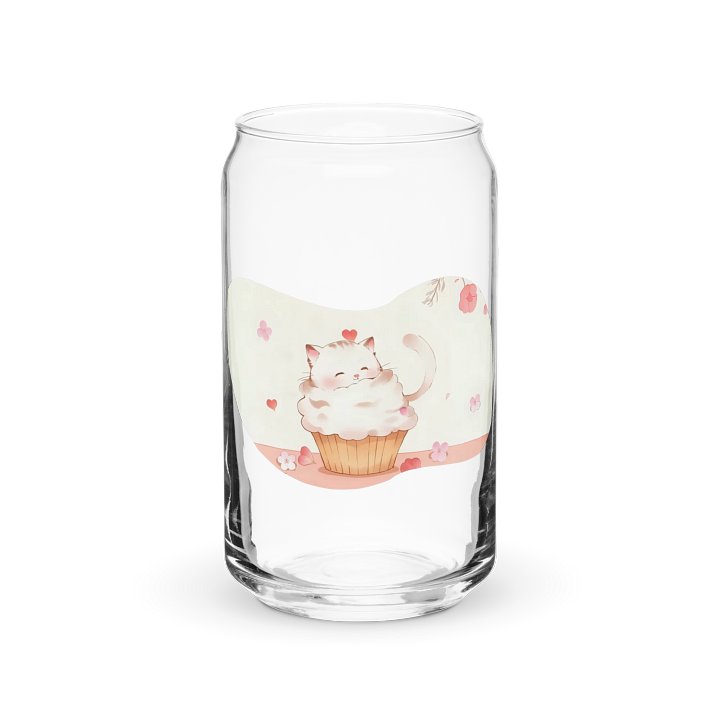 Cozy Cupcake Cat Glass product image (1)