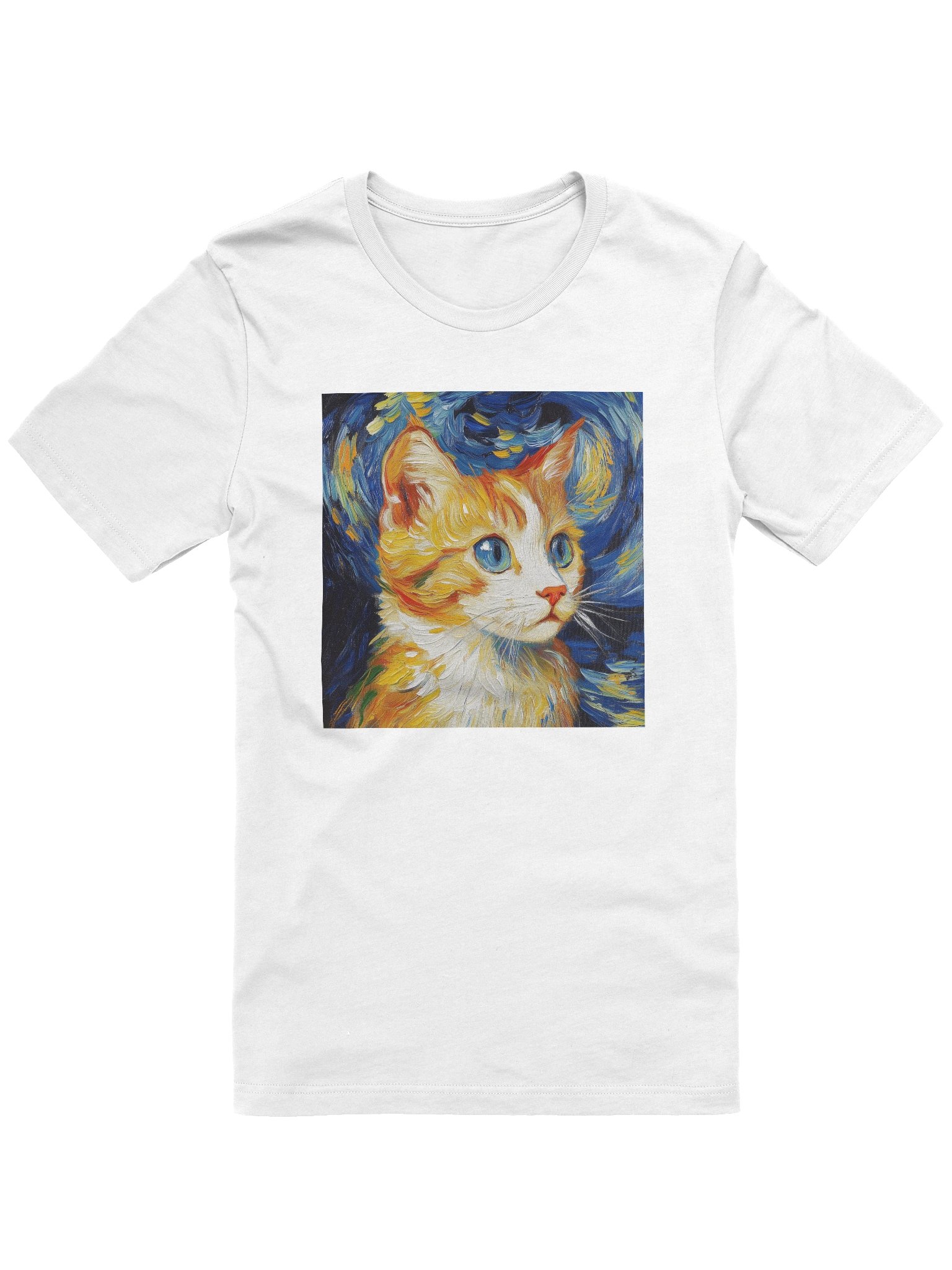 Starry Night Cat T-Shirt product image (97)