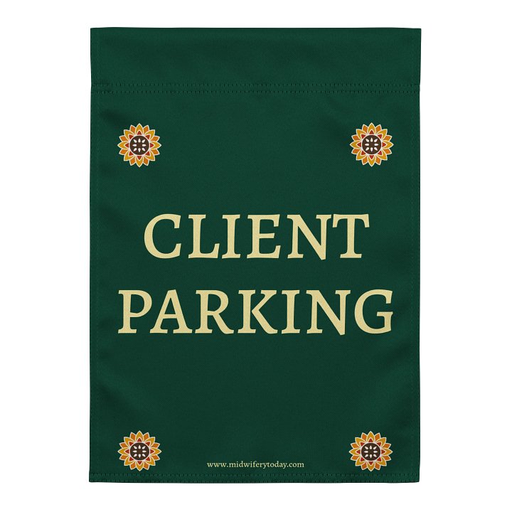 Client Parking Garden Flag -Minimalist product image (1)