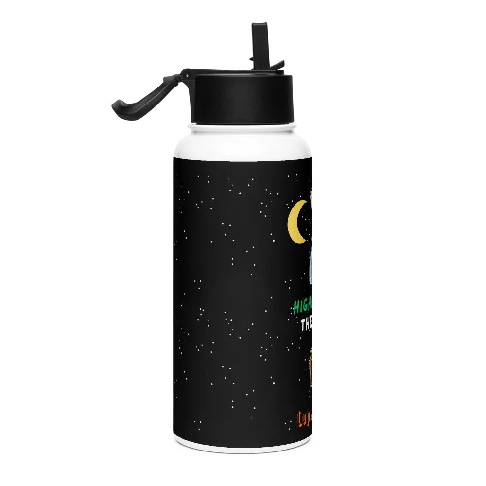 "Higher Than the Moon" Water Bottle product image (4)