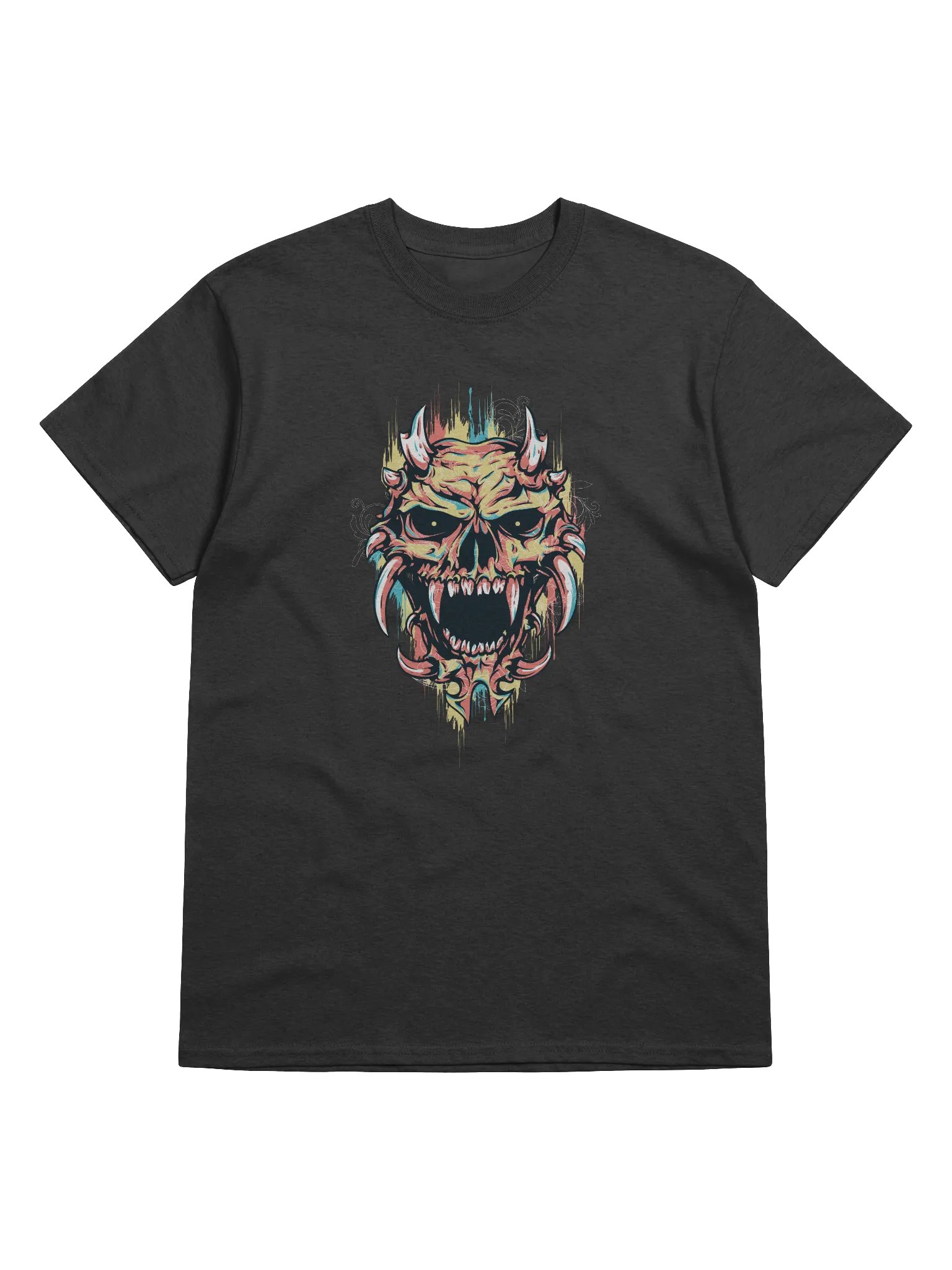Schedel met hoorns T-shirt product image (1)