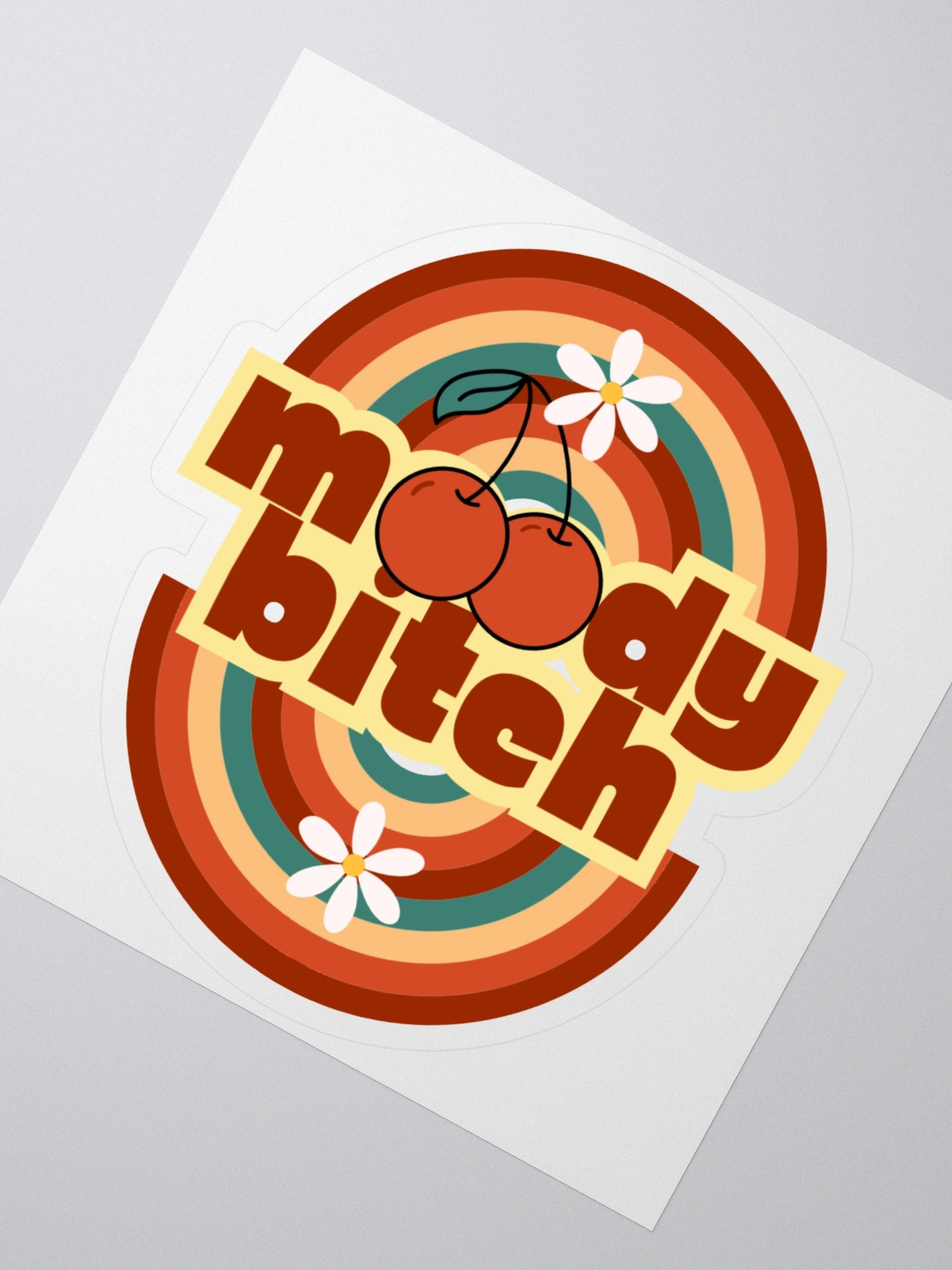 Moody B**ch sticker product image (2)