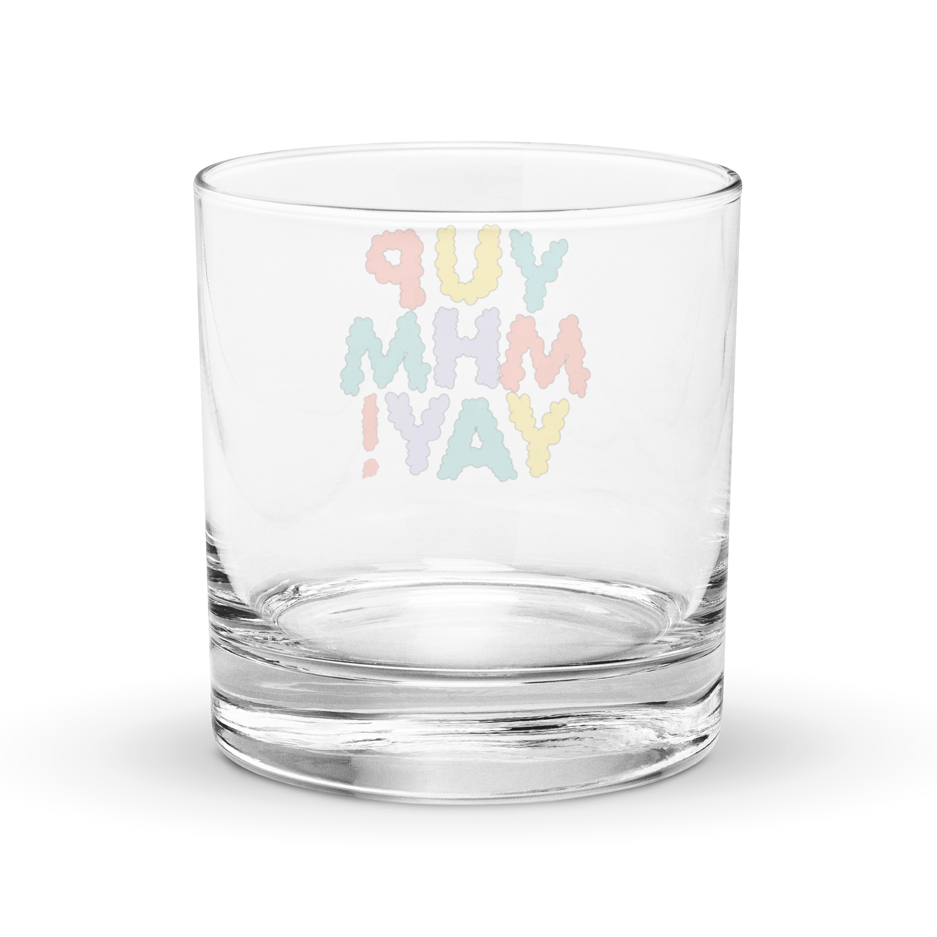 YUP MHM YAY! Colorful Bubble Rocks Glass product image (4)