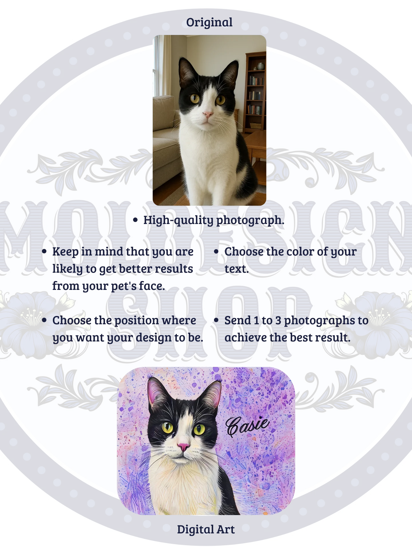YOUR BEST FRIEND! / CLASSIC MOUSE PAD WITH PERSONALIZED NAME product image (9)