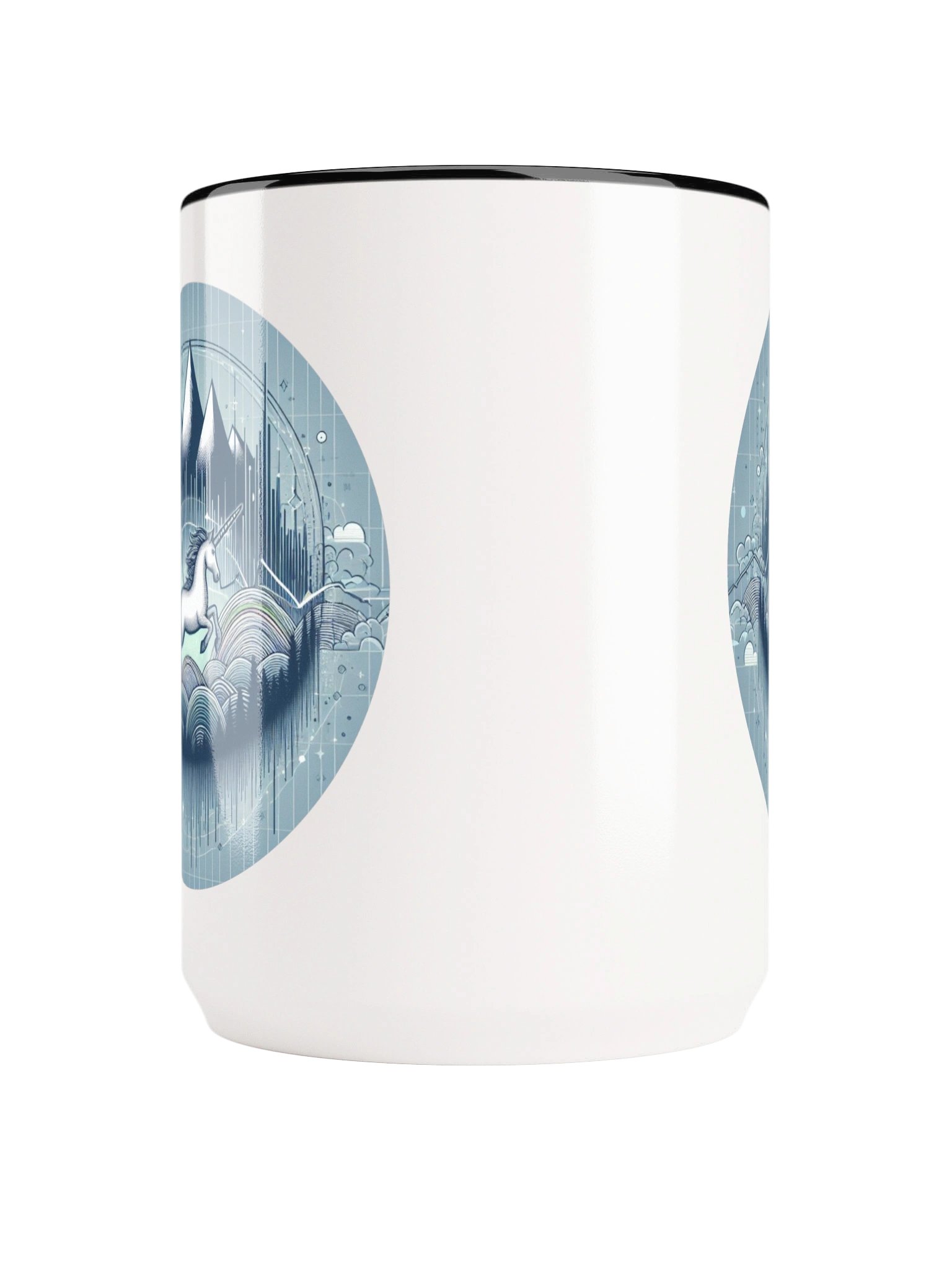 Unicorn Chasing Club - Blue Mug product image (5)
