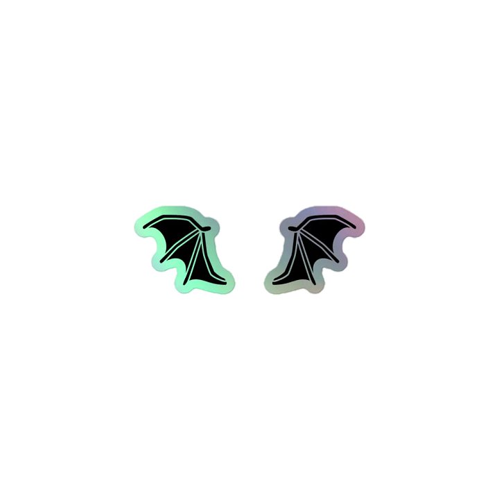 MatchaEXE Bat Wing Holographic Stickers product image (1)