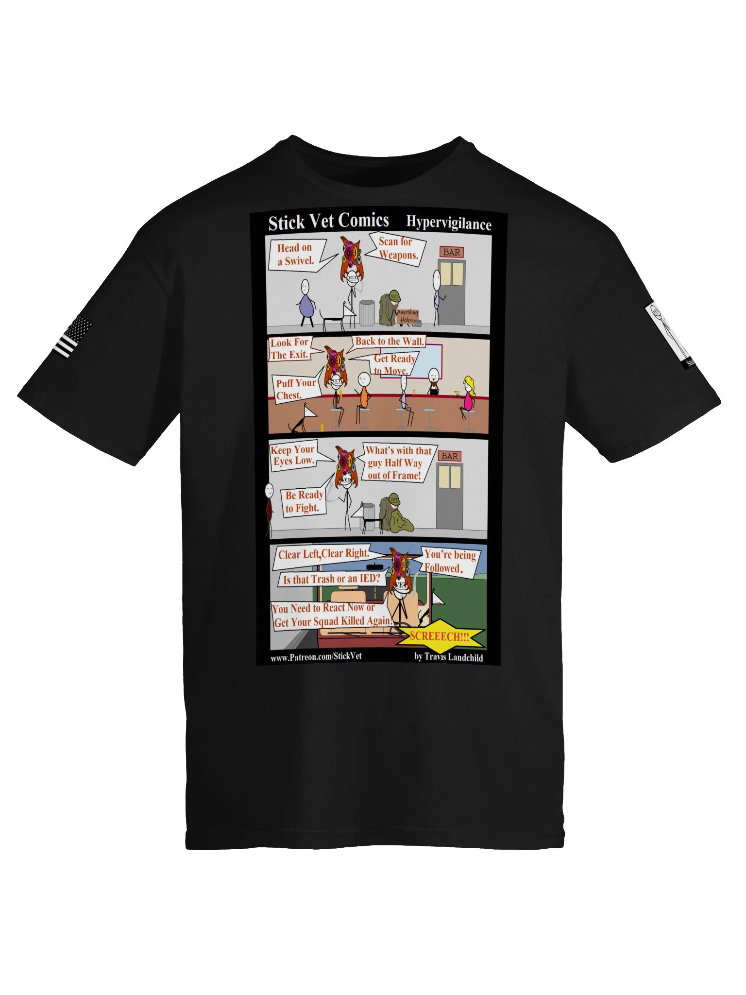 Anxiety and Fear Comics Shirt product image (5)