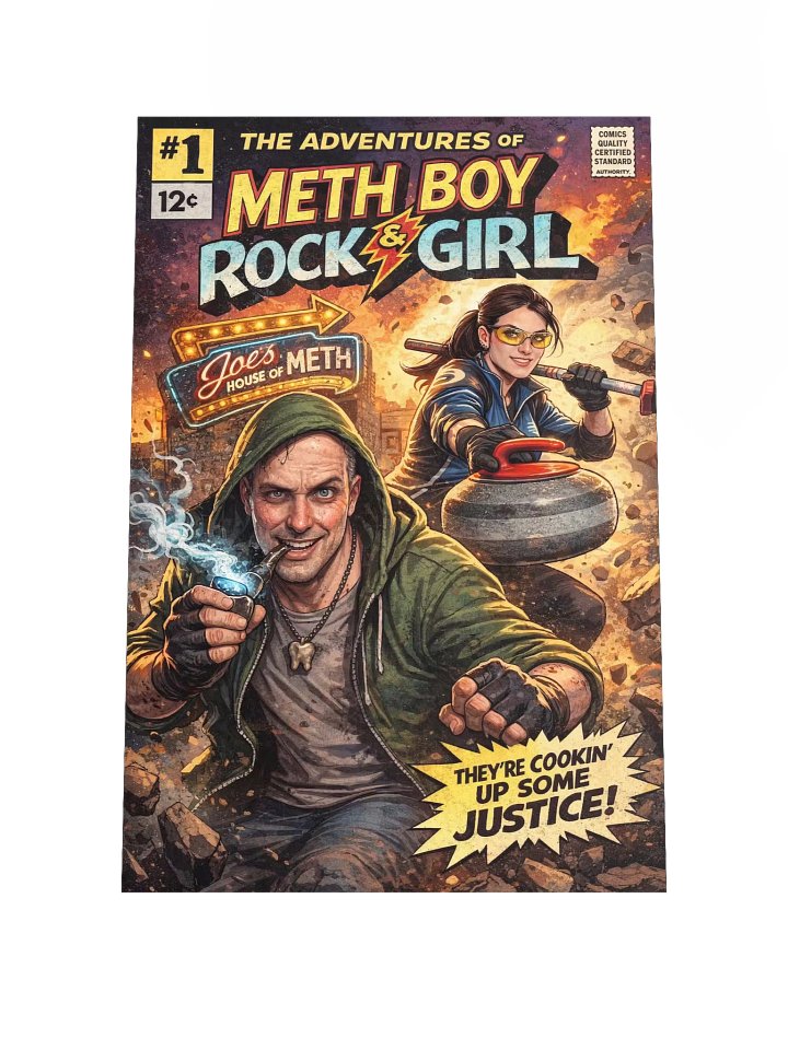 The Adventures of Meth Boy & Rock Girl Poster product image (2)