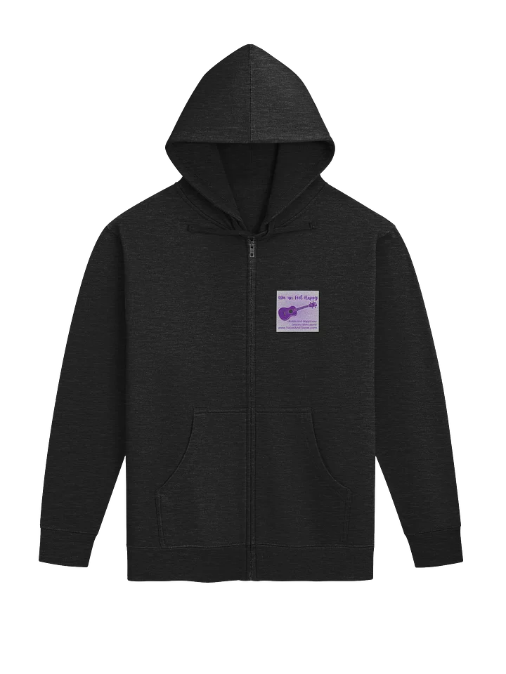 Uke 'an Feel Happy Zipper Hoodie product image (1)