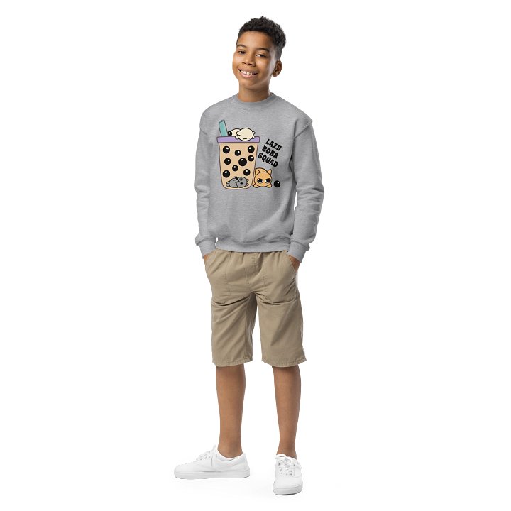 Boba Cat - Unisex Youth Sweatshirt product image (1)