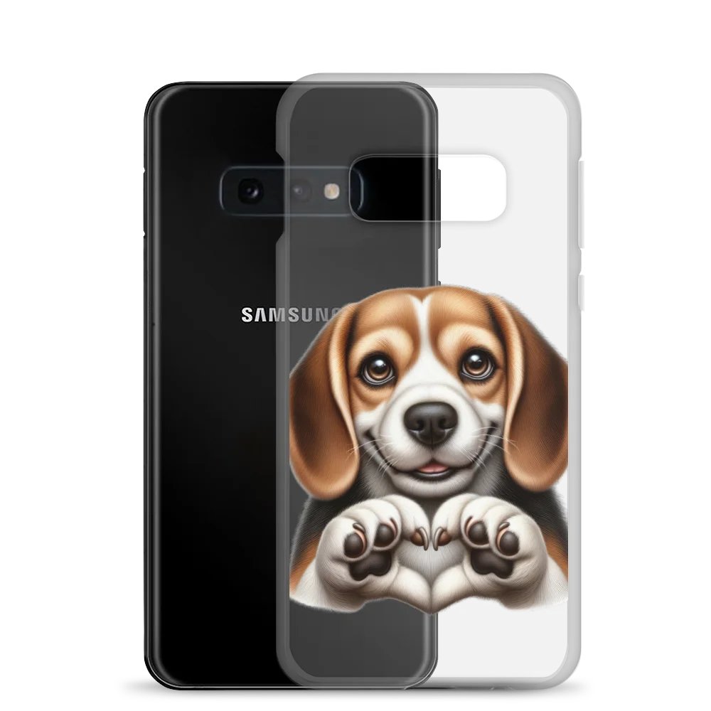 Heartfelt Paws Samsung® Clear Case product image (24)