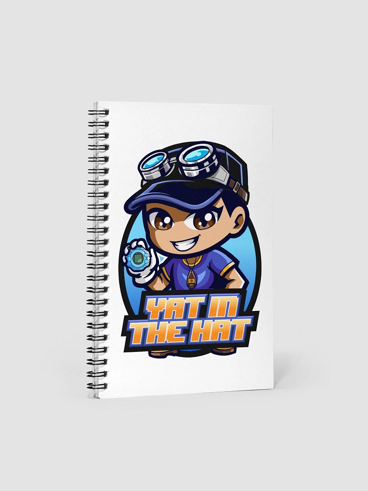 Yat in the Hat Spiral Notebook product image (1)