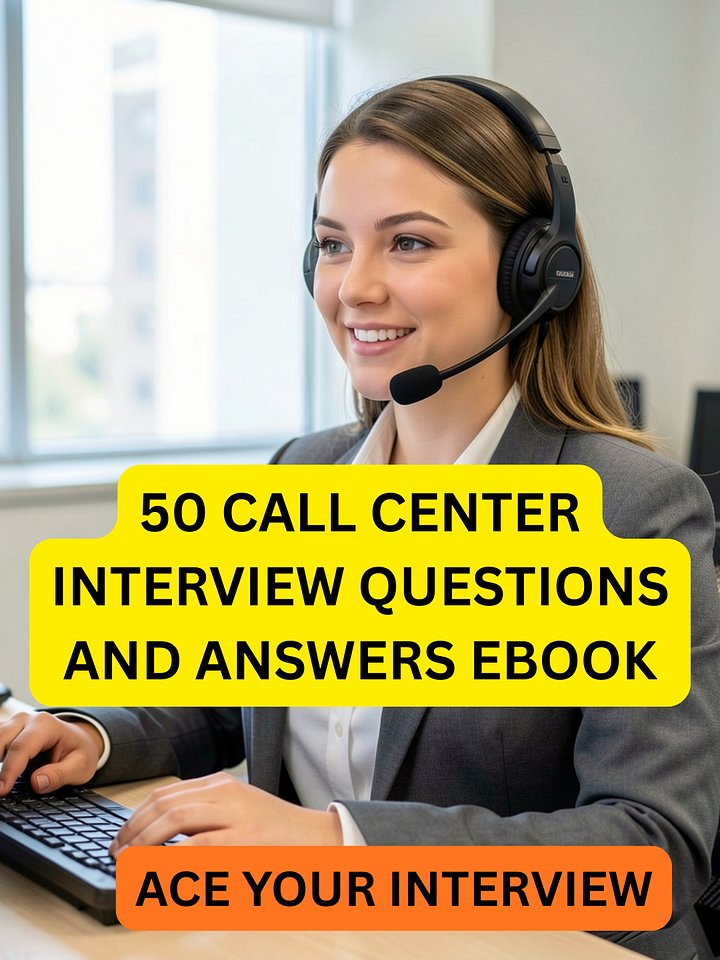 50 CALL CENTER Interview Questions and Answers product image (1)