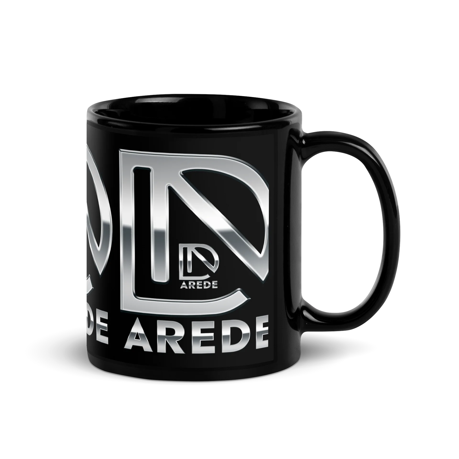 Chrome Monogram Black Mug product image (3)