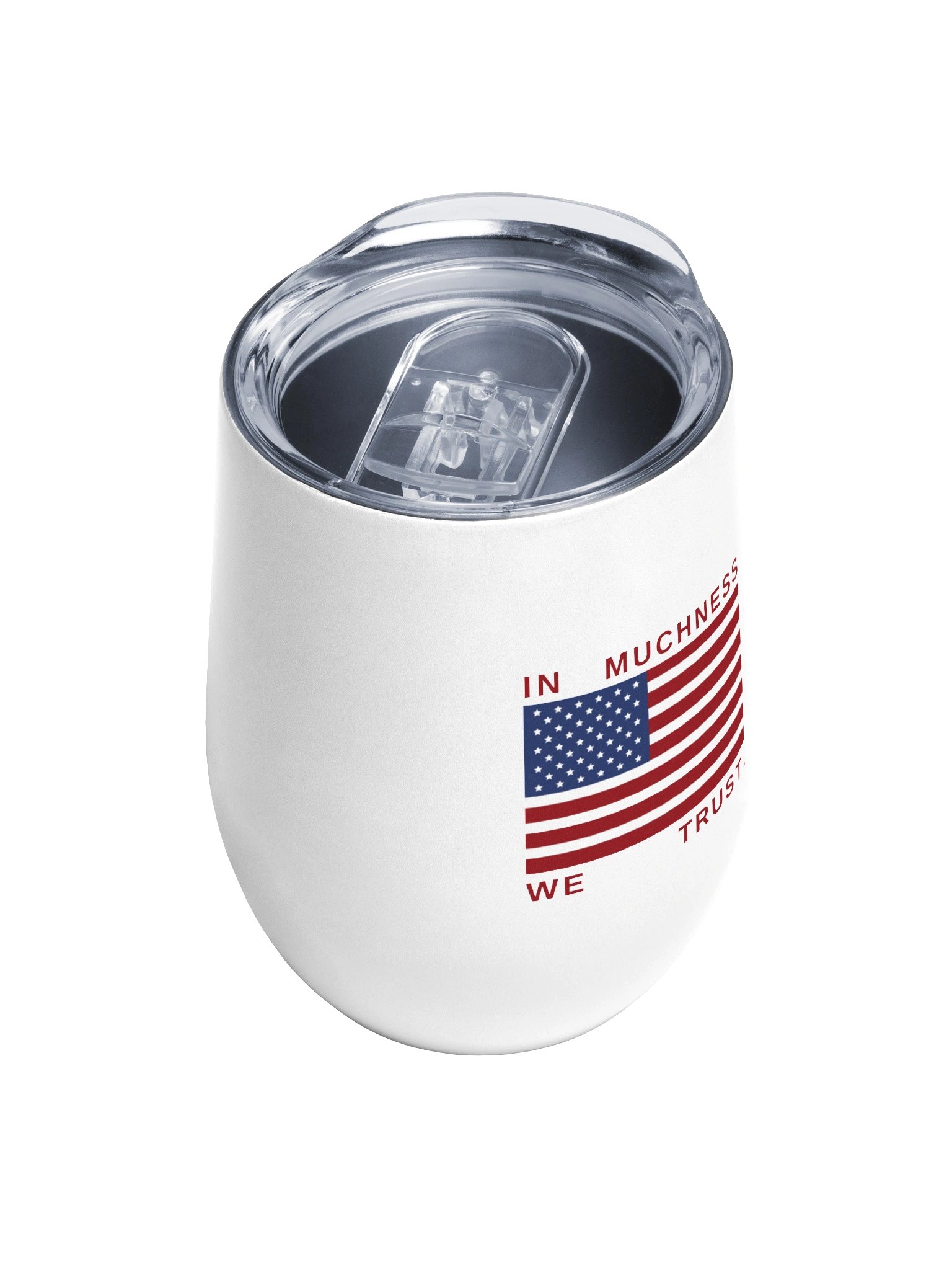 LIMTED EDITION: In Muchness We Trust wine tumbler product image (4)