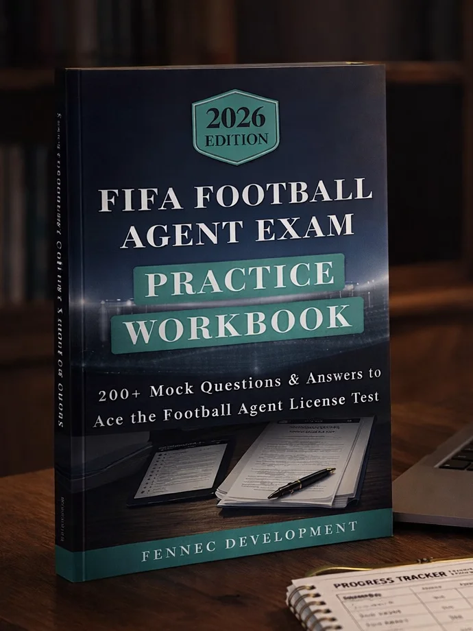FIFA Football Agent Exam Practice Workbook 2026 + 30-Day Crash Revision System product image (1)
