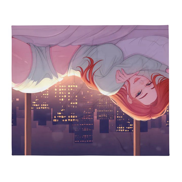 Cuddly Cityscape Throw Blanket product image (1)