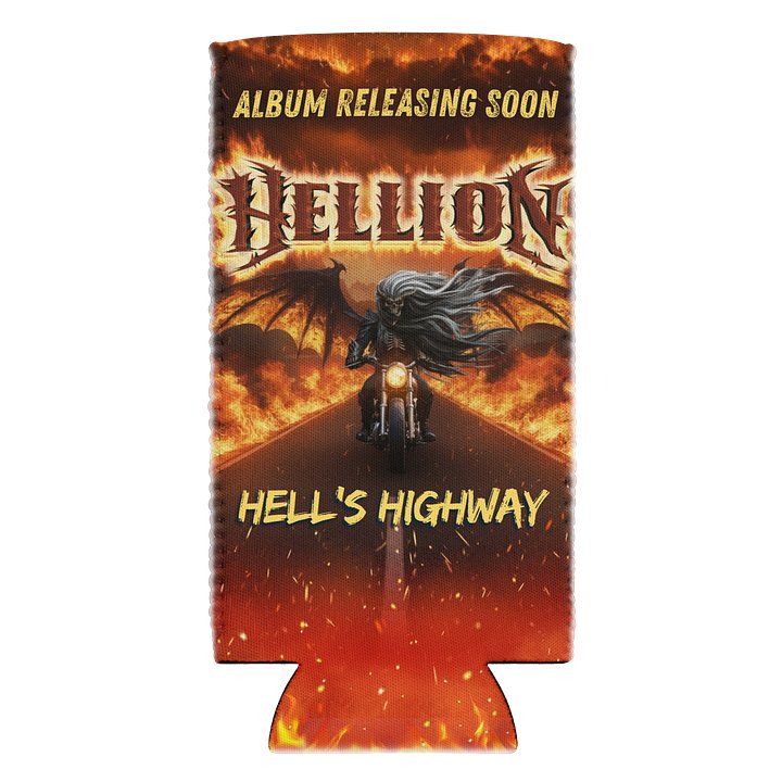 Hell's Highway Slim Can Cooler product image (1)
