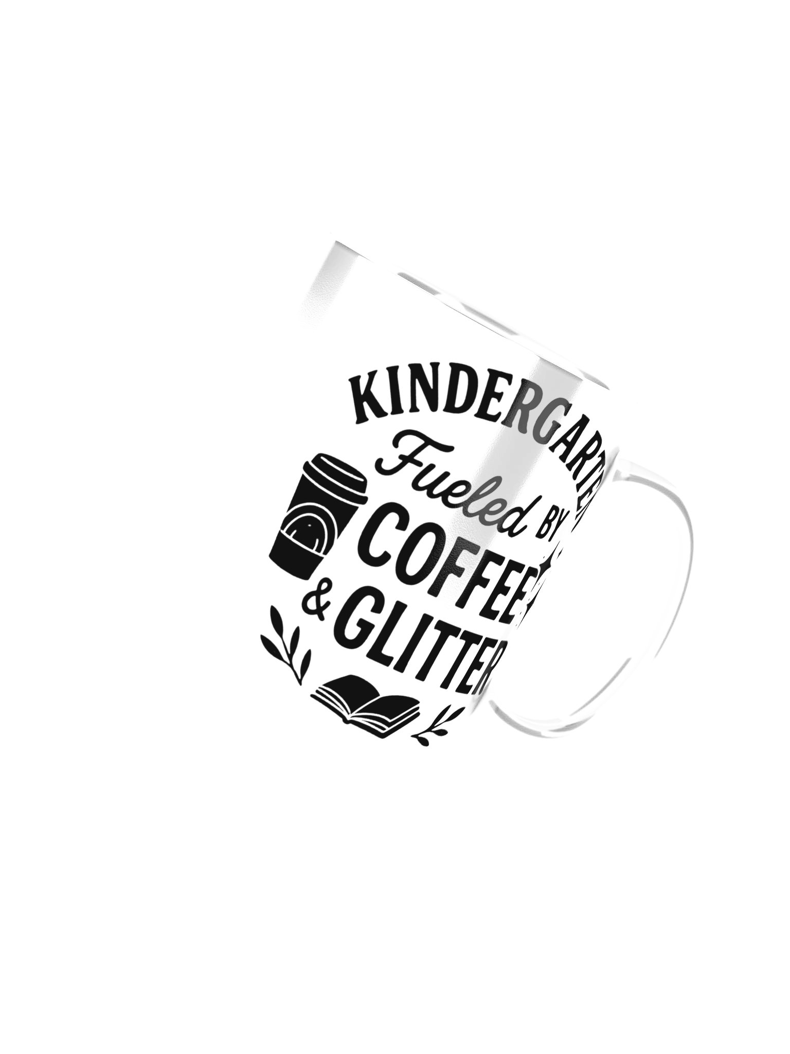 Fueled by Coffee & Glitter Mug – Funny Gift for Kindergarten Teachers product image (53)
