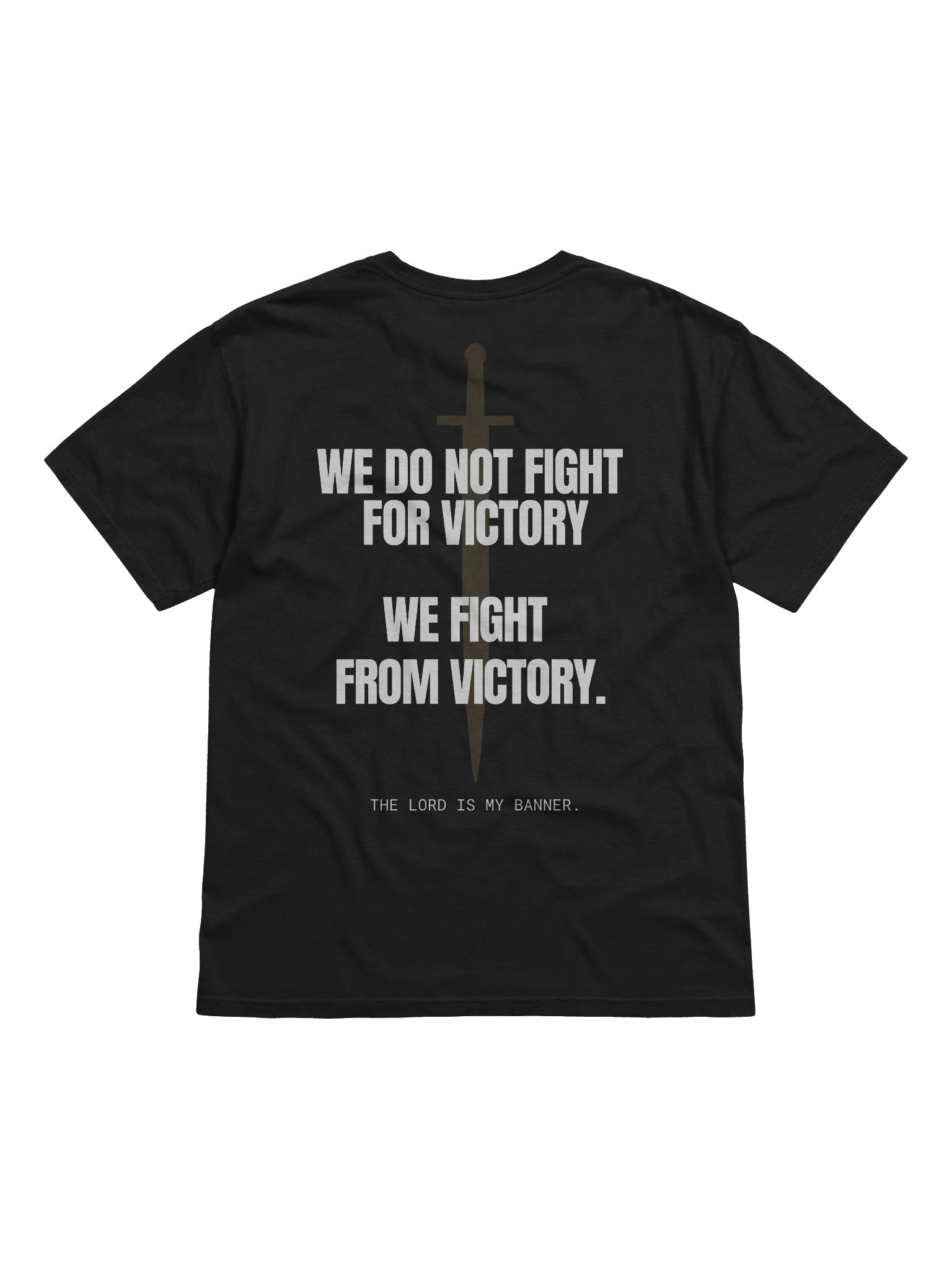 Jehovah Nissi "Victory Standard" Heavyweight Tee + Free Prayer Guide product image (7)