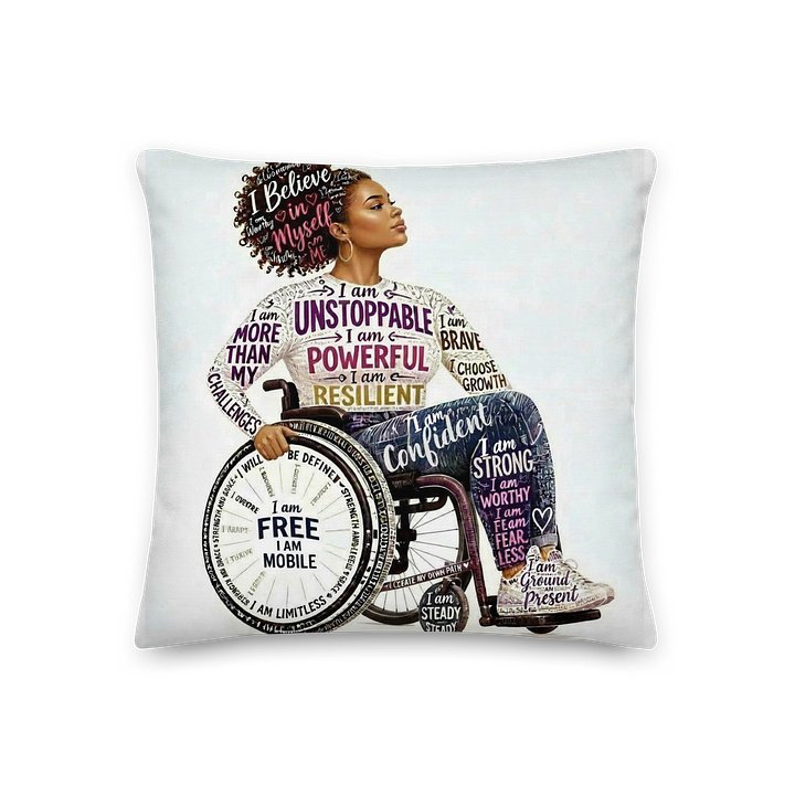 Unstoppable Empowerment Wheelchair Pillow product image (1)