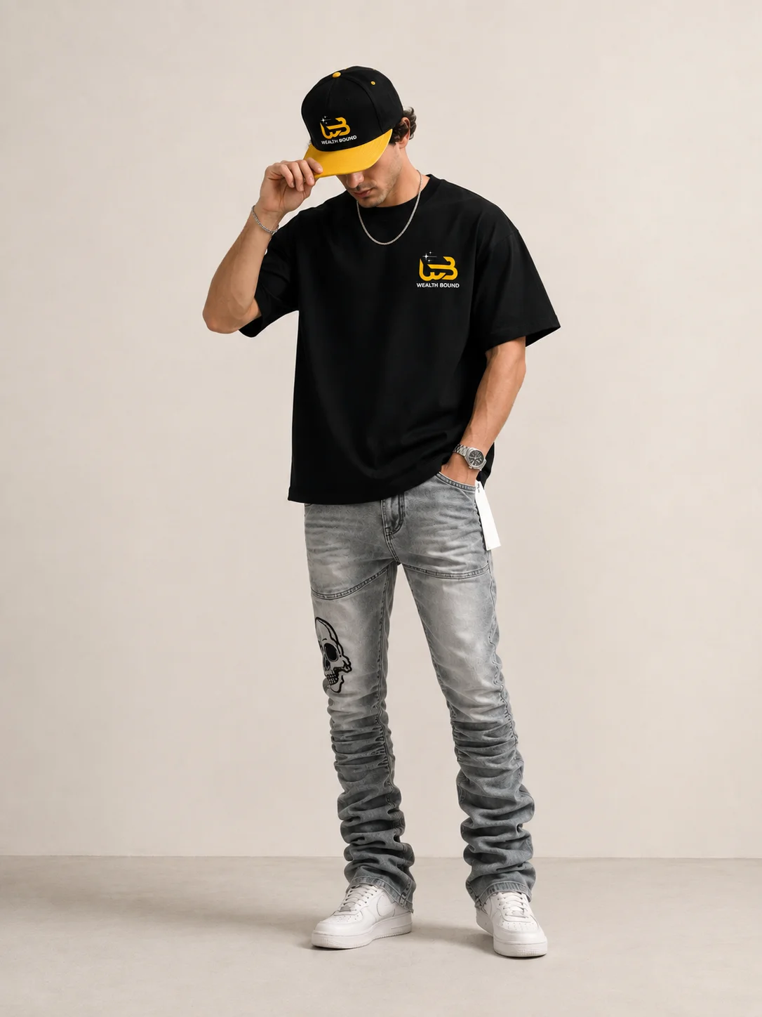 Black Wealth Bound Premium T-Shirt product image (1)