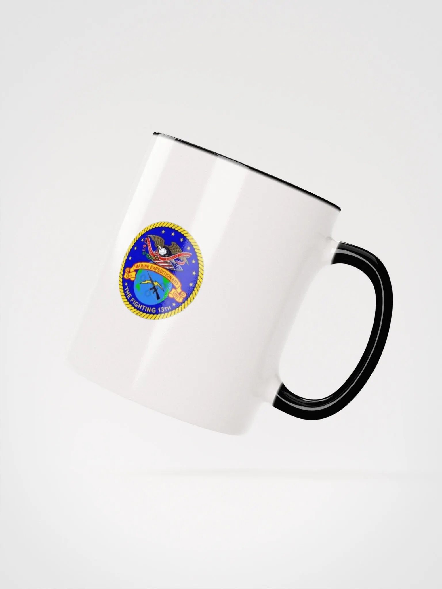 13th Marine Expeditionary: Coffee Cup White Exterior/Black Interior product image (2)