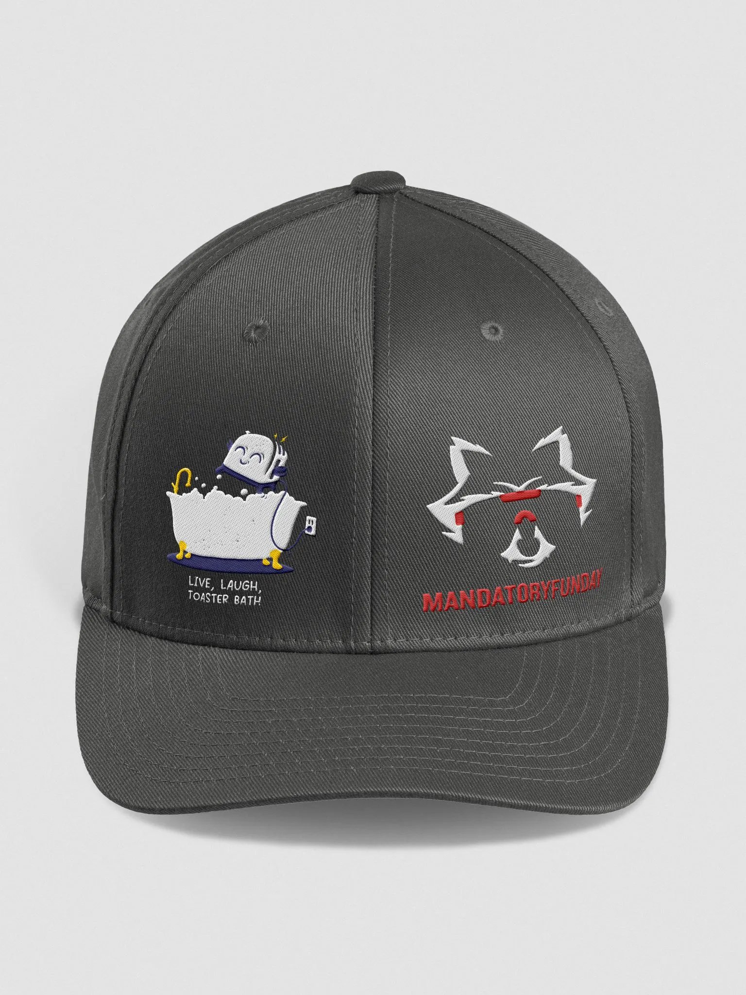 Live Laugh Toaster Bath Flexfit Hat product image (1)