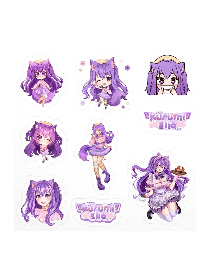 Kurumi Ella Sticker Set product image (1)
